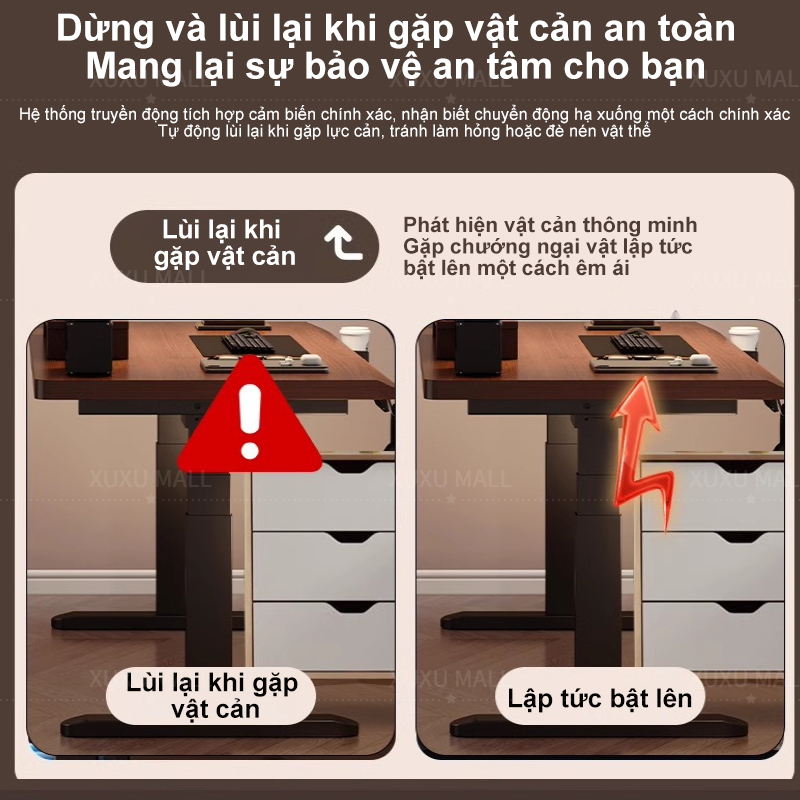 Bàn Làm Việc Nâng Hạ Điện Đa Năng 2in1 Bàn Gaming&Học Tập Chống Đau Lưng Mặt Gỗ Tự Nhiên (Tặng Kèm) | BigBuy360 - bigbuy360.vn