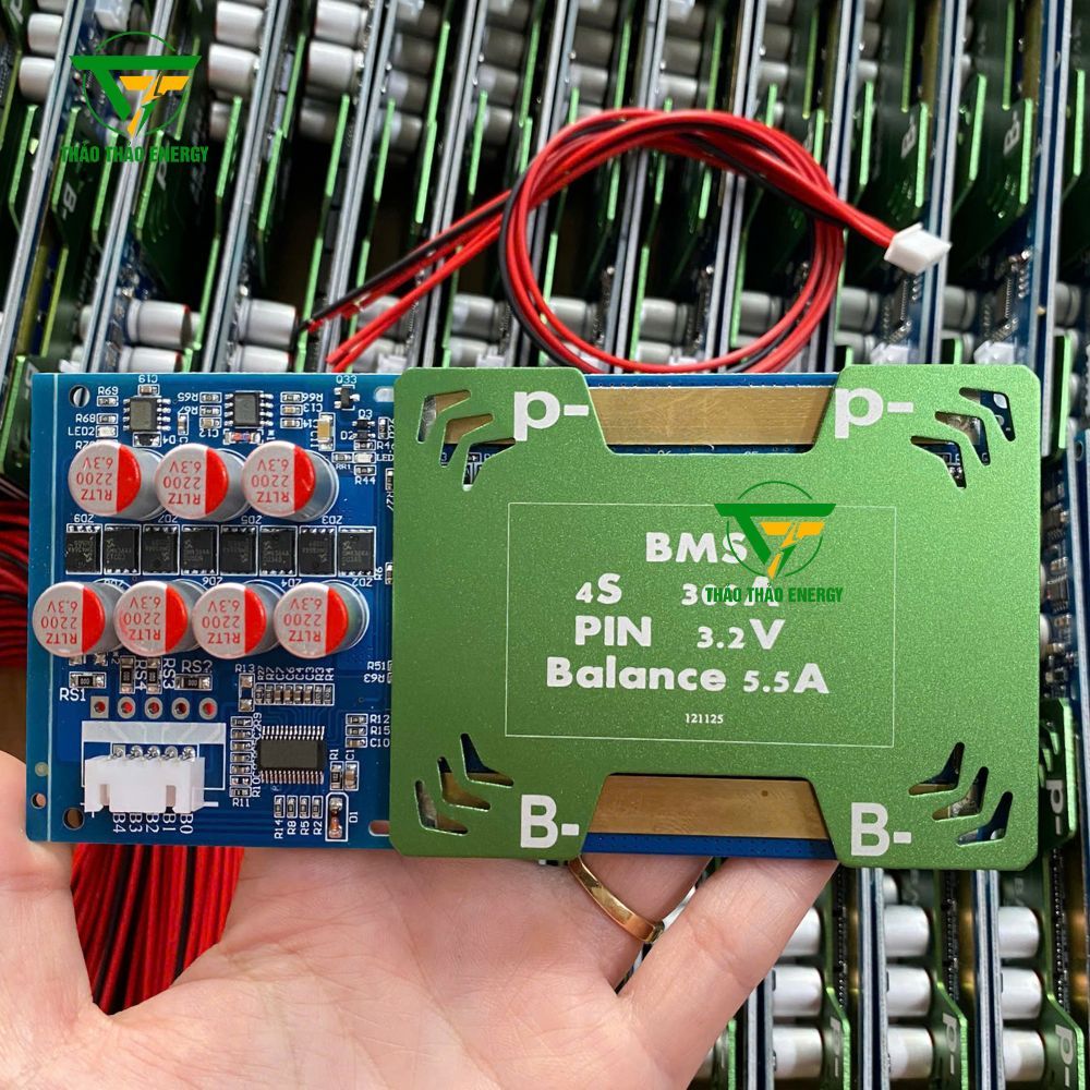 Mạch 4S 300A Chống Chập - Tích Hợp Cân Bằng Chủ Động 5.5A (dành cho hệ pin 4s 3,2V)