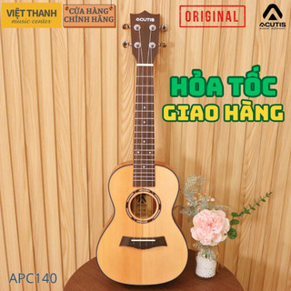Đàn Ukulele Concert Acutis APC140 | Size 23inch | Cao Cấp, Chính Hãng 100% (Gồm Đàn, Bao Da)