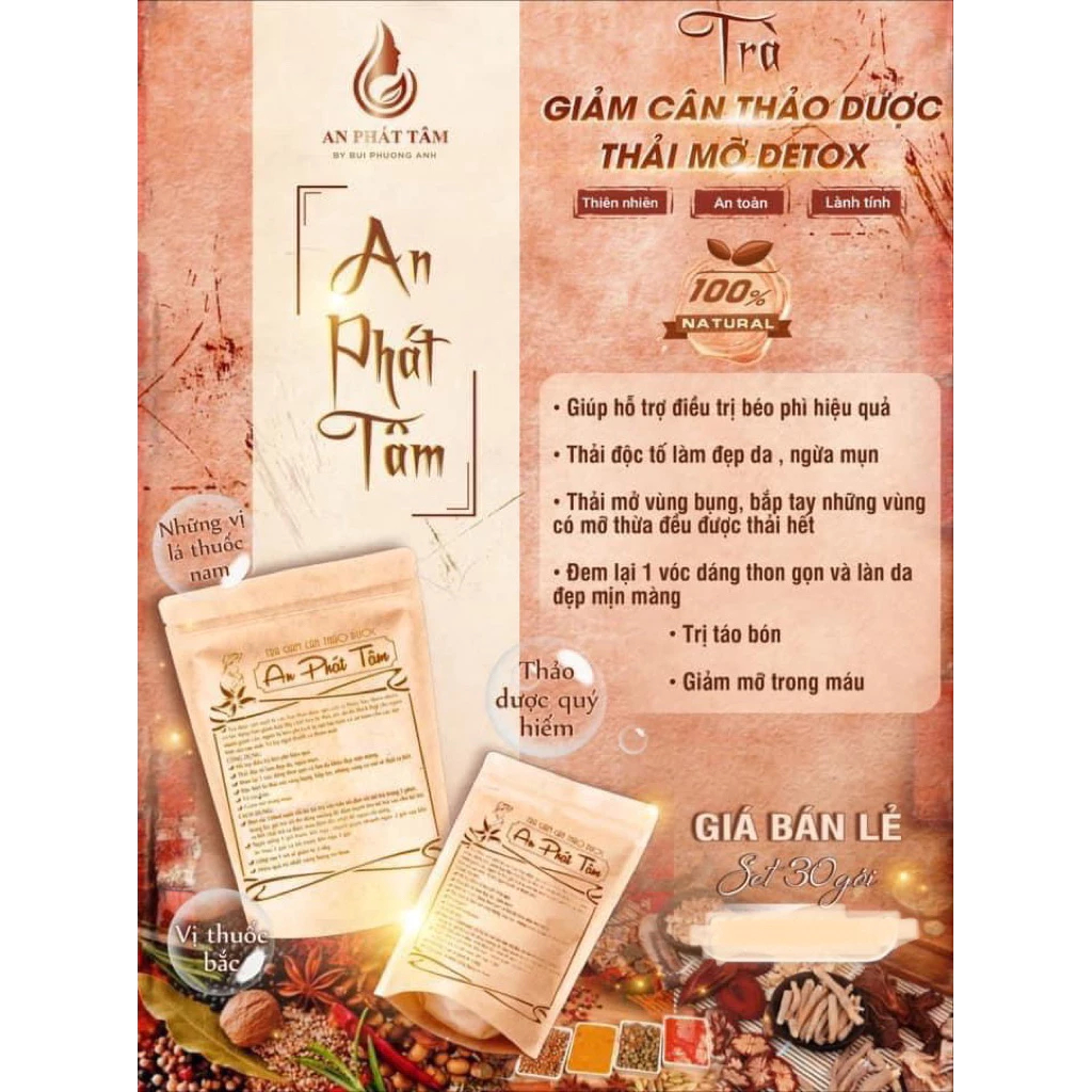 Trà detox An Phát Tâm APT Plus