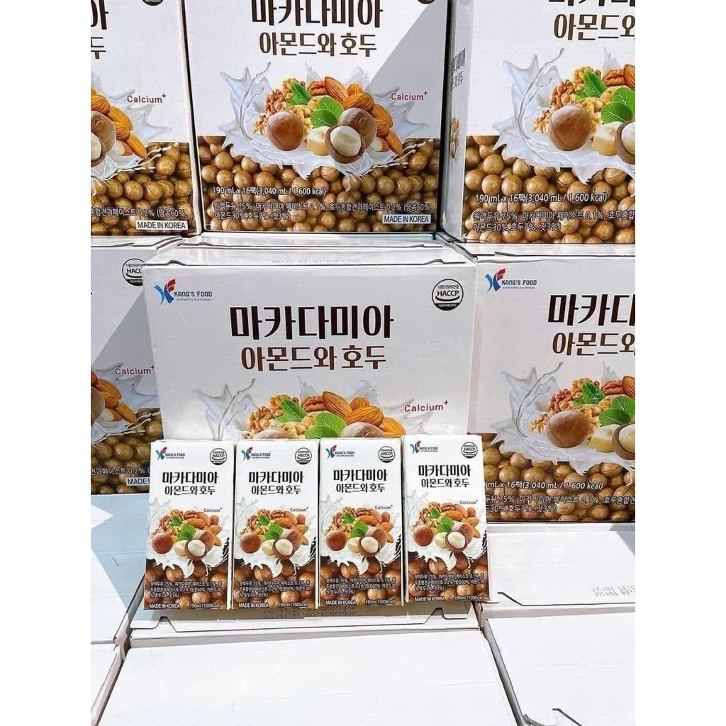 Sữa hạt macca hàn quốc