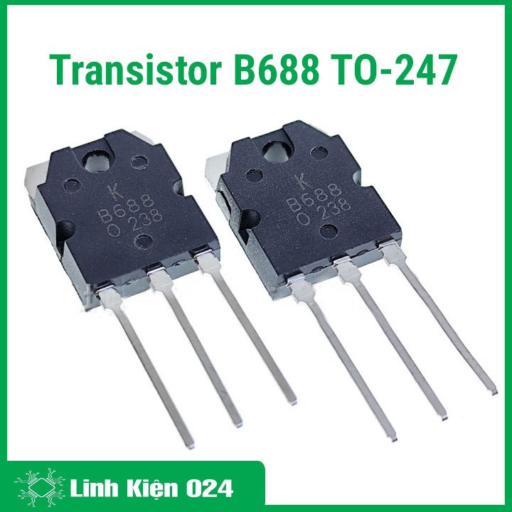 Sản phẩm Transistor B688 TO-247 PNP 8A 120V