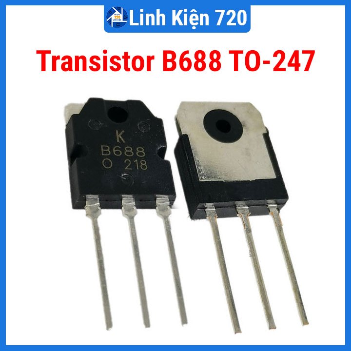 Transistor B688, linh kiện điện tử IC B688 TO-247 TRANS PNP 8A 120V