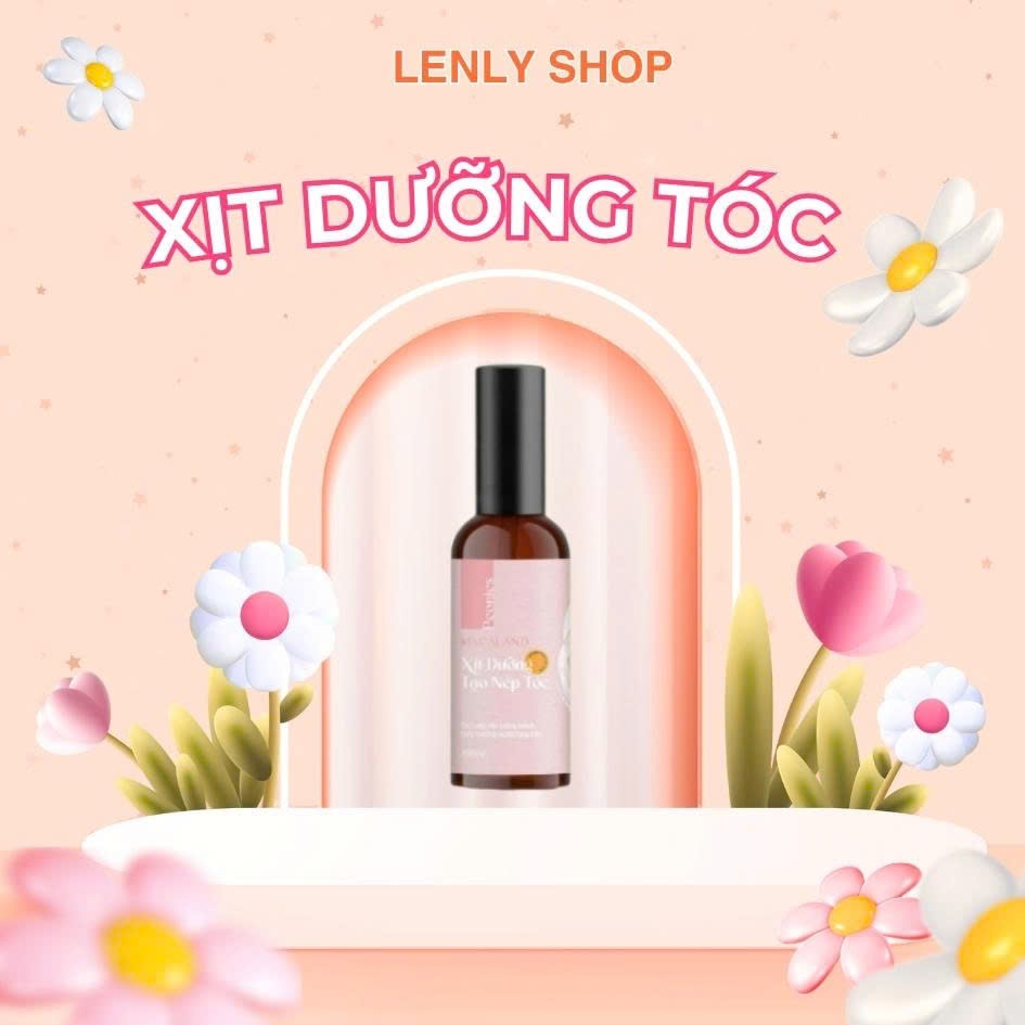 Xịt giữ nếp tạo kiểu dưỡng tóc 3in1 MACALAND 100ml lưu hương nước hoa, không khô cứng tóc