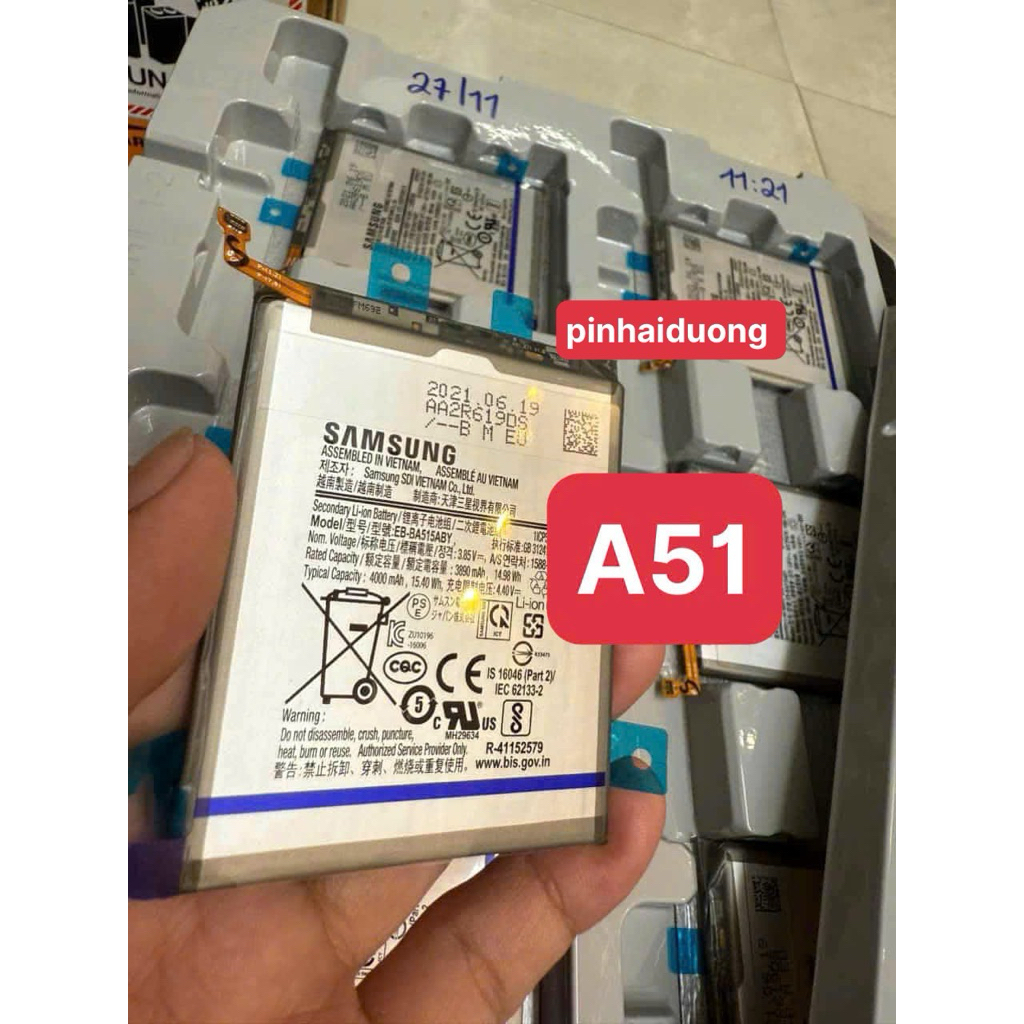 Pin samsung A51 Hacom