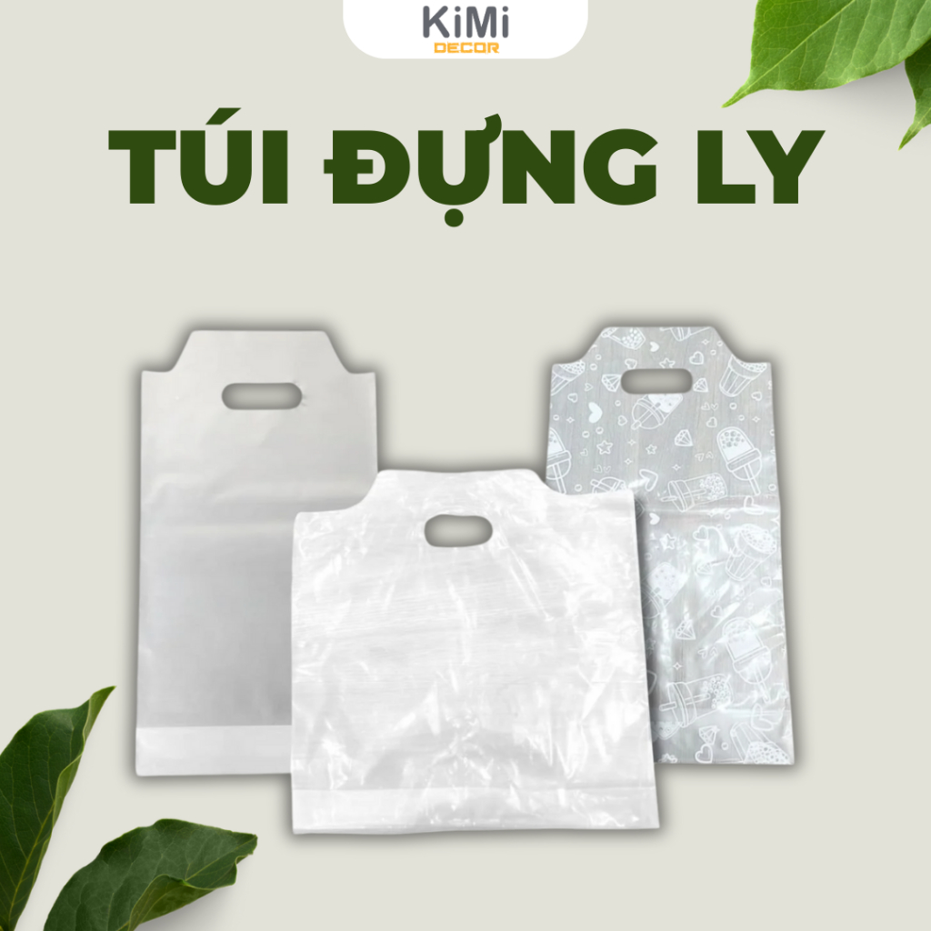 Túi Đựng 1 Ly, 2 Ly Đựng Ly Cafe, Trà Sữa, Bọc Đựng Ly Cafe Takeaway - Kimi Decor