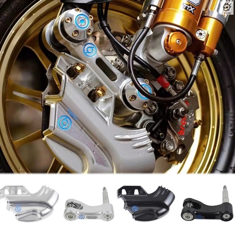 Combo Hốc Gió Và Càng Kiểu 101 Full Nhôm CNC Cho Xe Vespa Sprint Primavera LX S GTS GTV ( Càng Thẳng