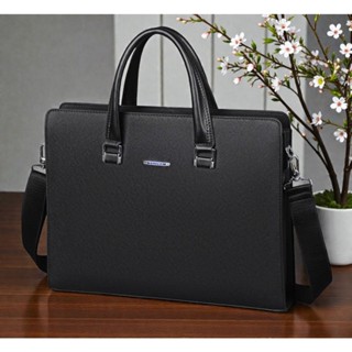 Cặp túi da nam công sở văn phòng, giáo viên, giám đốc đựng tài liệu A4, máy tính laptop chất liệu vải/da PU chống nước.