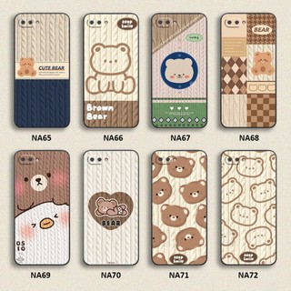Ốp lưng Oppo A3S / A1k / Realme C1 / C2 hình họa tiết len Bear Cute