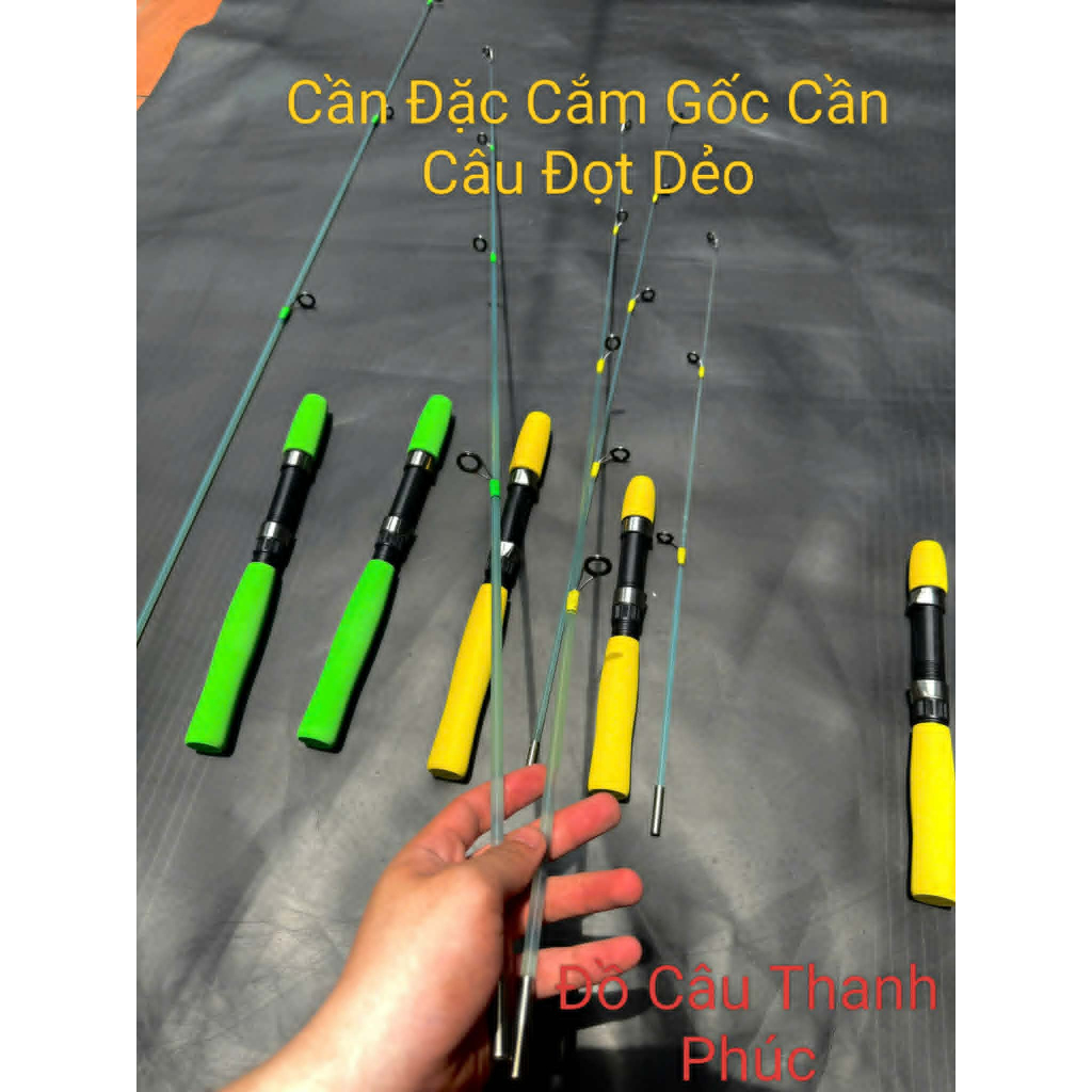 Cần đặc cắm gốc cần câu đọt dẻo,chất liệu sọi thuỷ tinh cao cấp