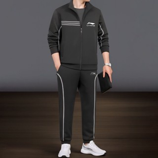  Bộ quần áo nam thu đông  BONILINING  Bộ đồ nam Lining chất liệu Umi Cotton thông thoáng form dáng thể thao 