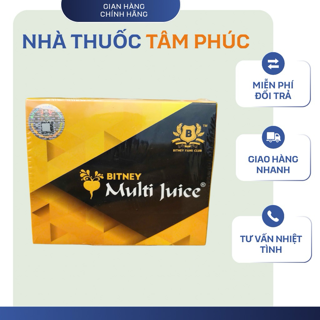 Combo 2 Hộp - Trà Trái Cây Hương Vị Cũ Multi Juice Bitney