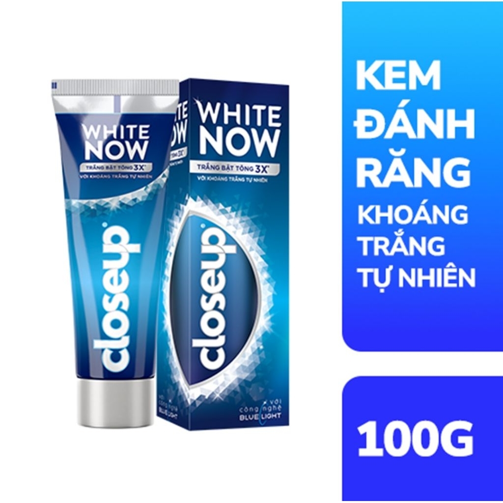 Kem đánh răng Closeup White Now trắng bật tông 100g