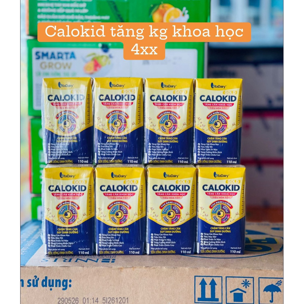 Sữa pha sẵn cao nặng lượng calokid 110ml