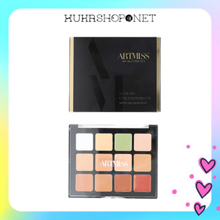 Bảng Che Khuyết Điểm ARTMISS 12 Ô Che Mụn, Quầng Thâm, Hiệu Chỉnh Sắc Tố Lên Tông Tự Nhiên
