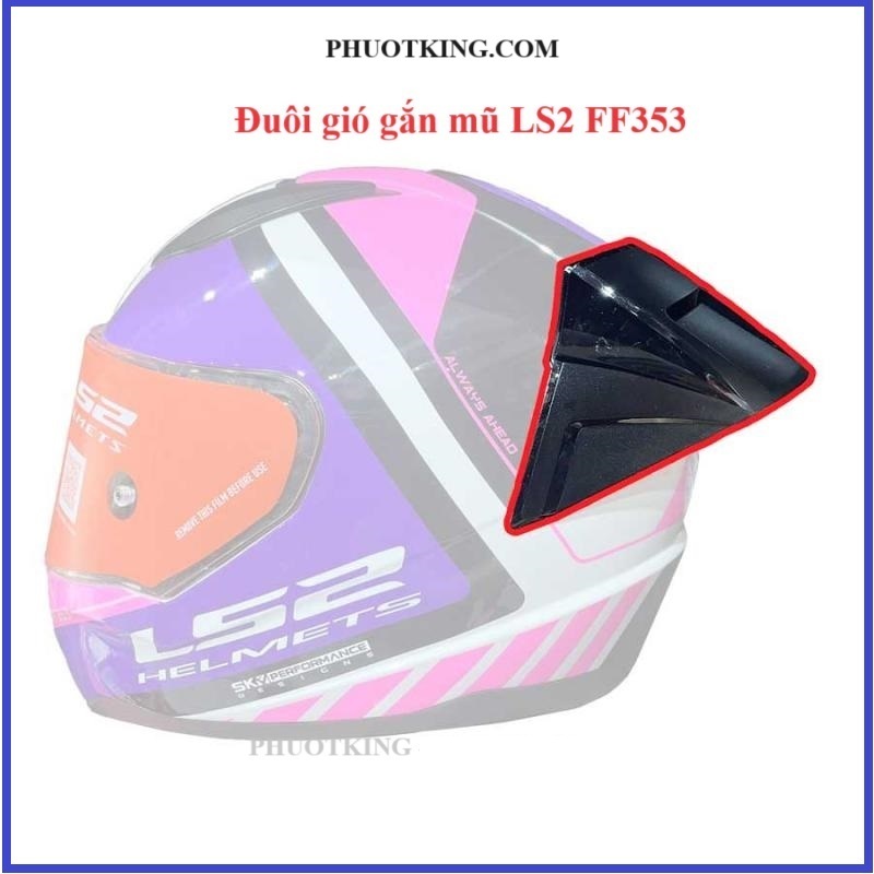 Đuôi gió LS2 FF353 chính hãng - PHUOTKING