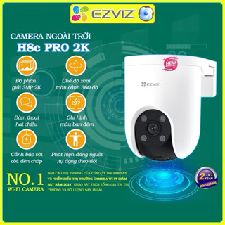 Camera wifi Ezviz ngoài trời H8C H8 C8C cao nhất tới video độ nét 4K chính hãng, đàm thoại, màu đêm
