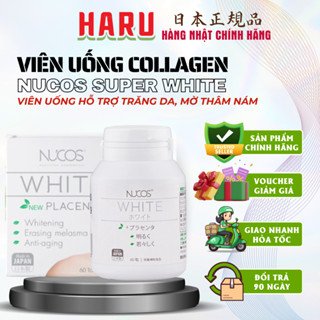  Viên Uống Trắng Da Mờ Thâm Nám Nucos White 60 Viên  Chính Hãng Nhật Bản  
