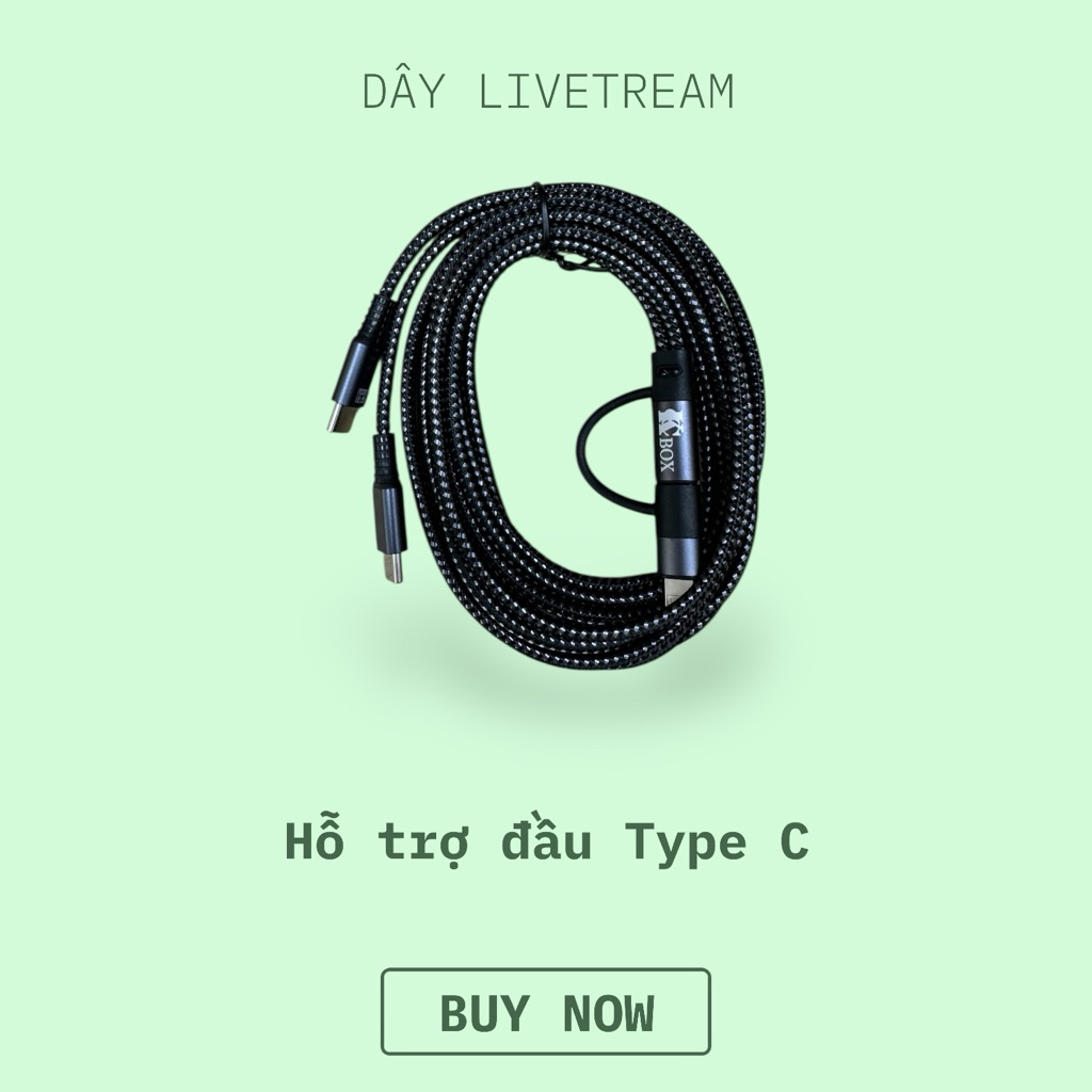 Dây hỗ trợ Livetream cho loa KC 279 New , KC 279 PRO, KC 279 PREMIUM, KC 550PRO, KC 279 PROMAX