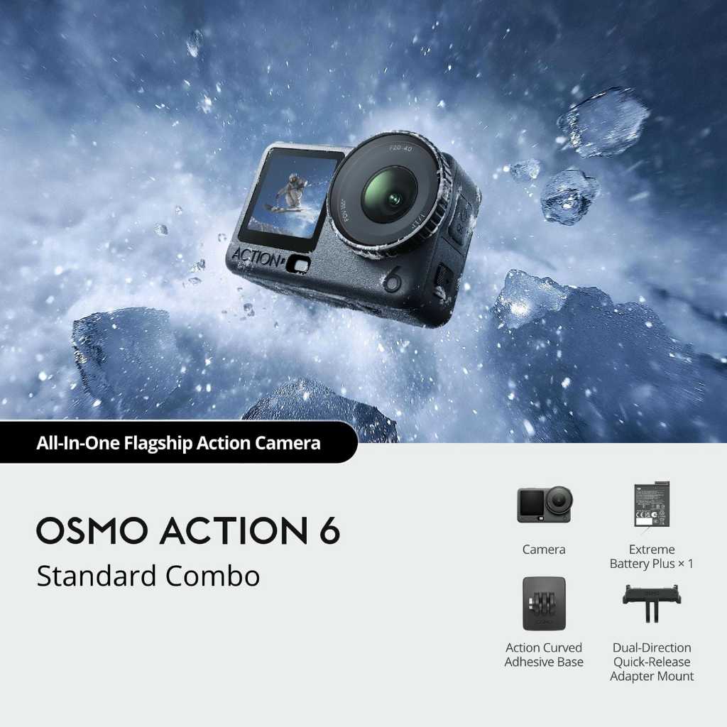 Camera Hành Động DJI Osmo Action 6 Máy Quay Hành Trình 4K 120fps, Bảo Hành Chính Hãng | BigBuy360 - bigbuy360.vn