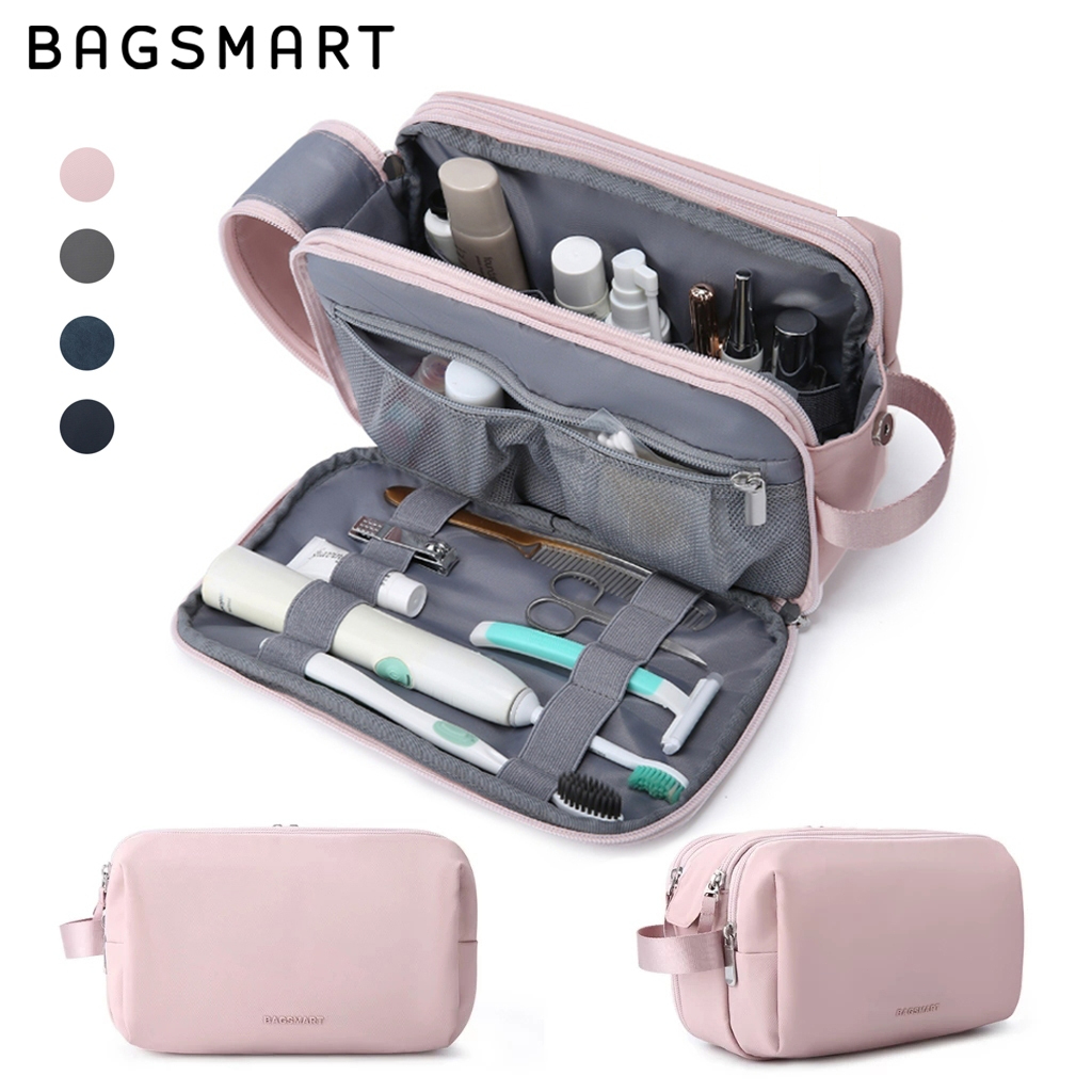 [Giao hàng nhanh] BAGSMART Túi đựng đồ vệ sinh cá nhân cho nam, Túi du lịch chống nước, Túi đựng mỹ phẩm, phụ kiện, đồ d