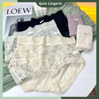  Combo 5 Quần Lót Nữ Ren Lụa Cao Cấp Đáy Kháng Khuẩn Thiết Kế Phối Hoa SEXY Quyến Rũ Q006 