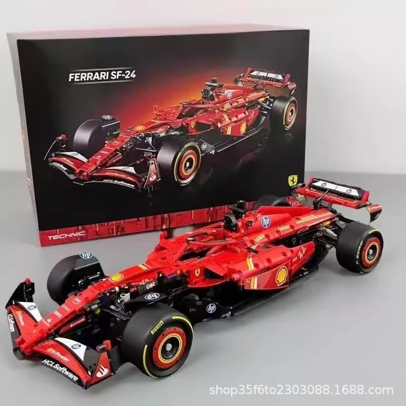 ( Technic ) Xếp Hình 42207 Xe Đua Công Thức Ferrari SF-24 F1 Bản 1 : 8 ( 1361 Mảnh )