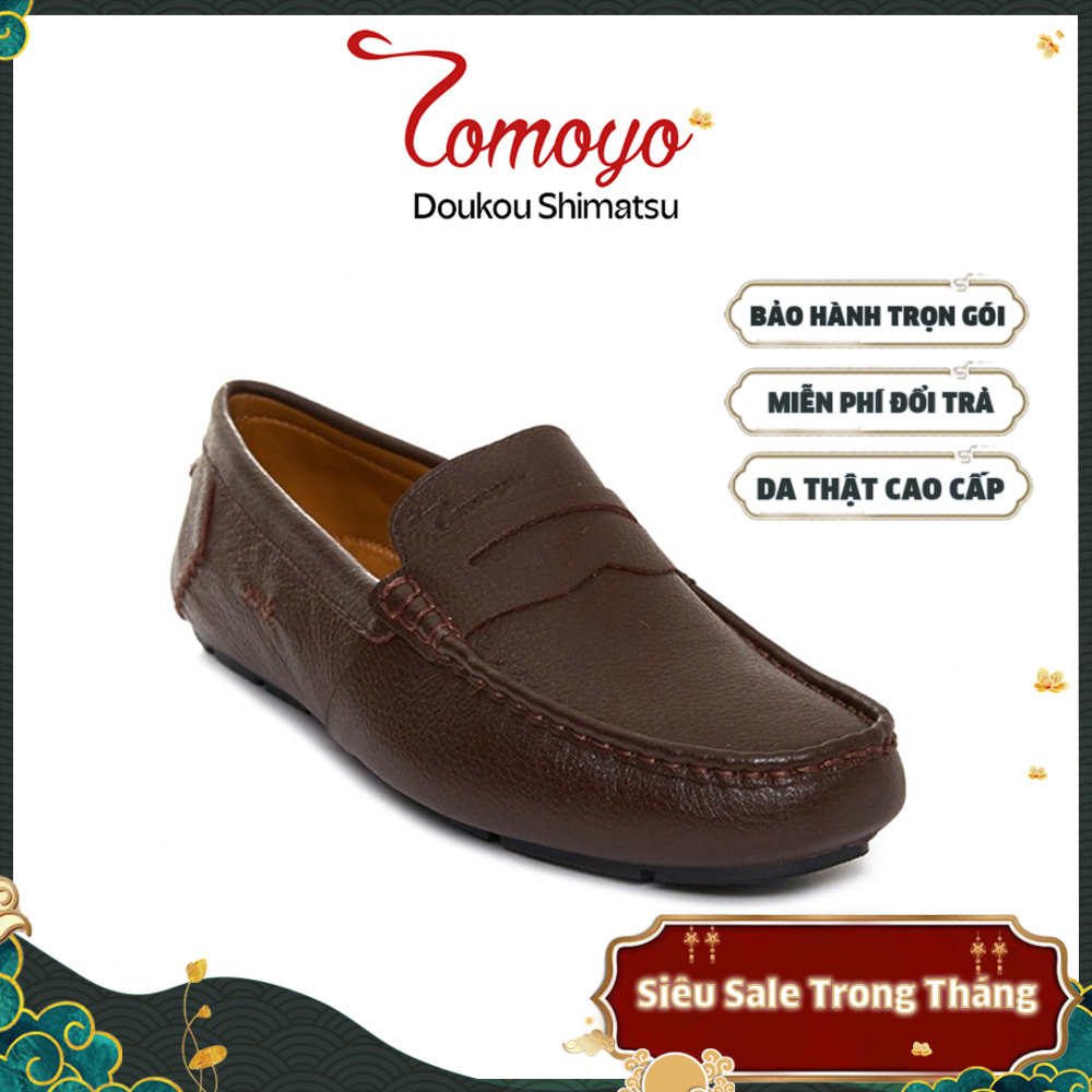 SIÊU SALE THÁNG 6-Giày Lười Nam Đế Âm Tomoyo TMN04802