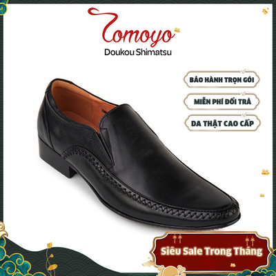 SIÊU SALE 8.8-Giày Tây Nam Không Dây Tomoyo TMN07201