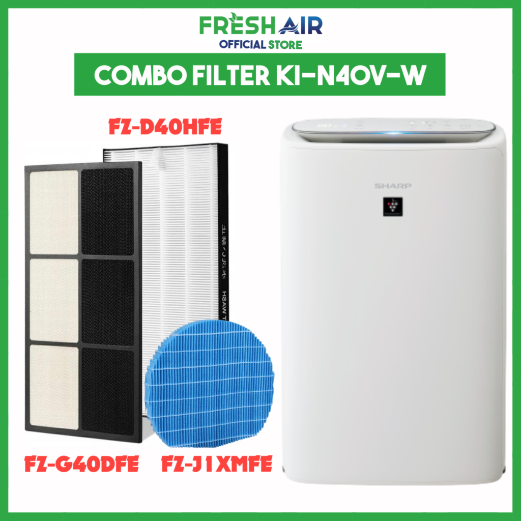Bộ 03 màng lọc Fresh Air cho Sharp KI-N40V-W