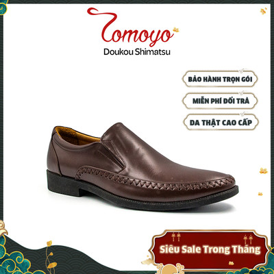 SIÊU SALE 8.8-Giày Tây Nam Không Dây Tomoyo TMN07202