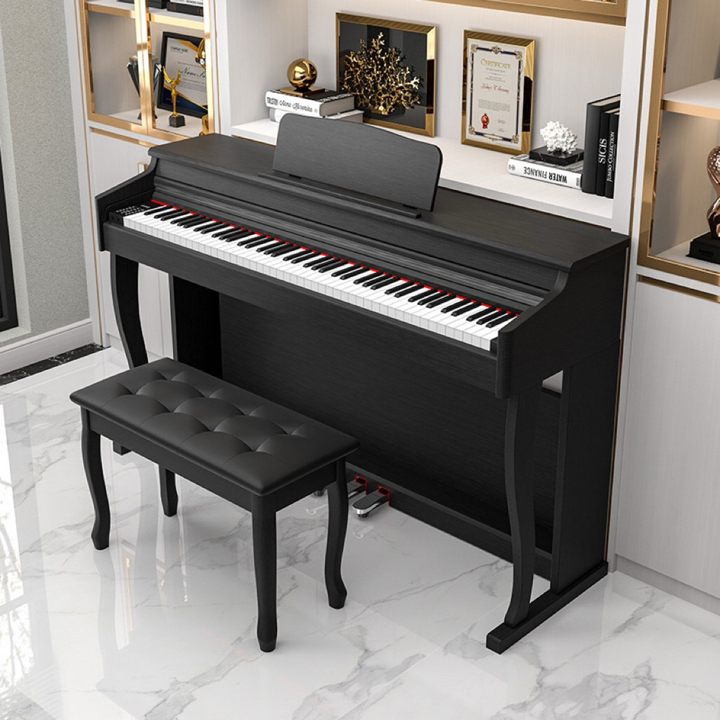 Piano Victor VT-06 chân gỗ cao cấp - Âm hay vượt trội - Phím búa nặng giả cơ - Bán Chạy Tầm 11tr - N