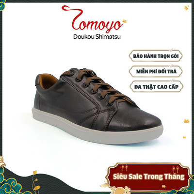 SIÊU SALE 8.8-Giày Sneakers Nam Tomoyo Lót Da Cừu Màu Nâu  TMN10902