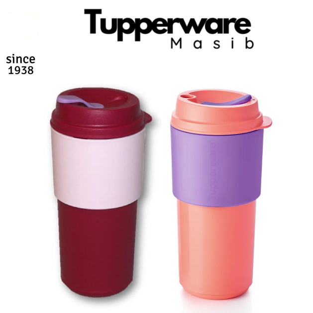 Tupperware Ly Đựng Cafe 490ml – Coffee To Go – Nhựa Nguyên Sinh – Nắp Kín – Tiện Lợi Mang Theo