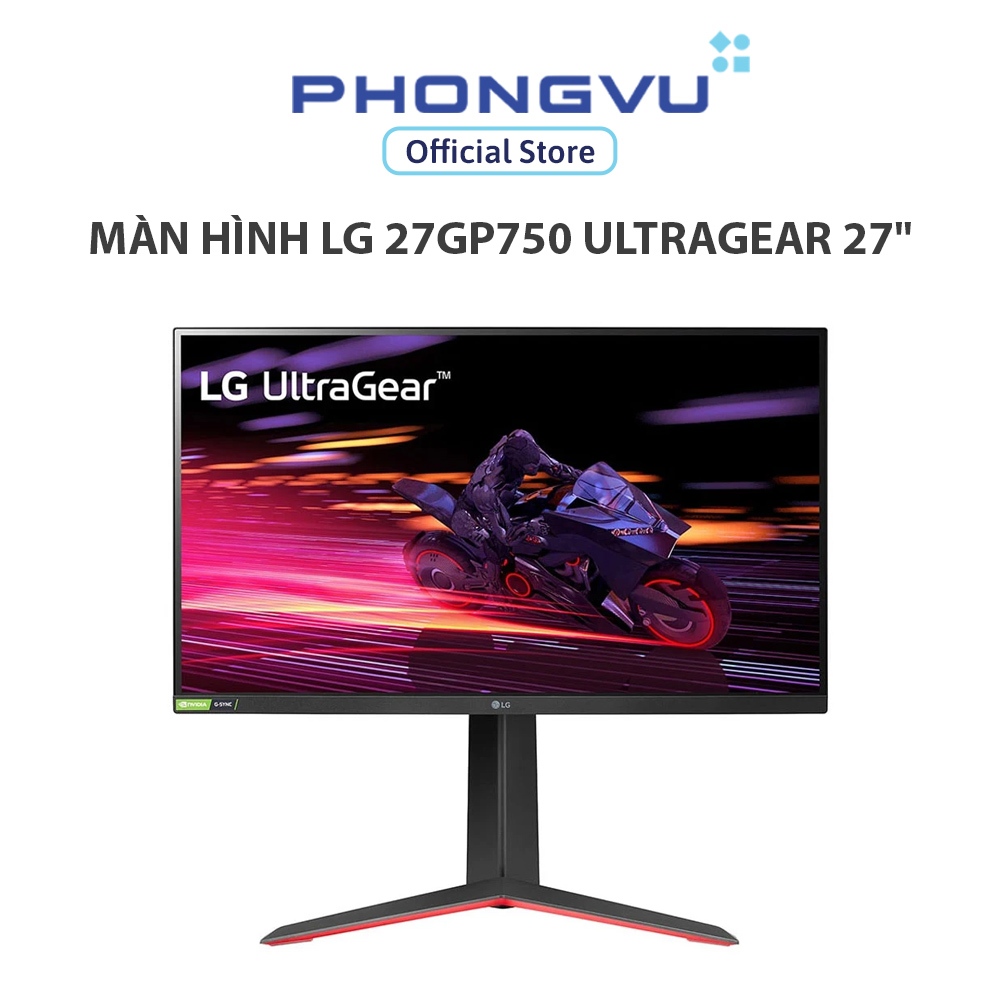 Màn hình LCD LG 27" 27GP750 UltraGear™ (1920x 1080/IPS/ 240Hz/ 1ms (GtG)/ NVIDIA® G-SYNC®) - Bảo hàn