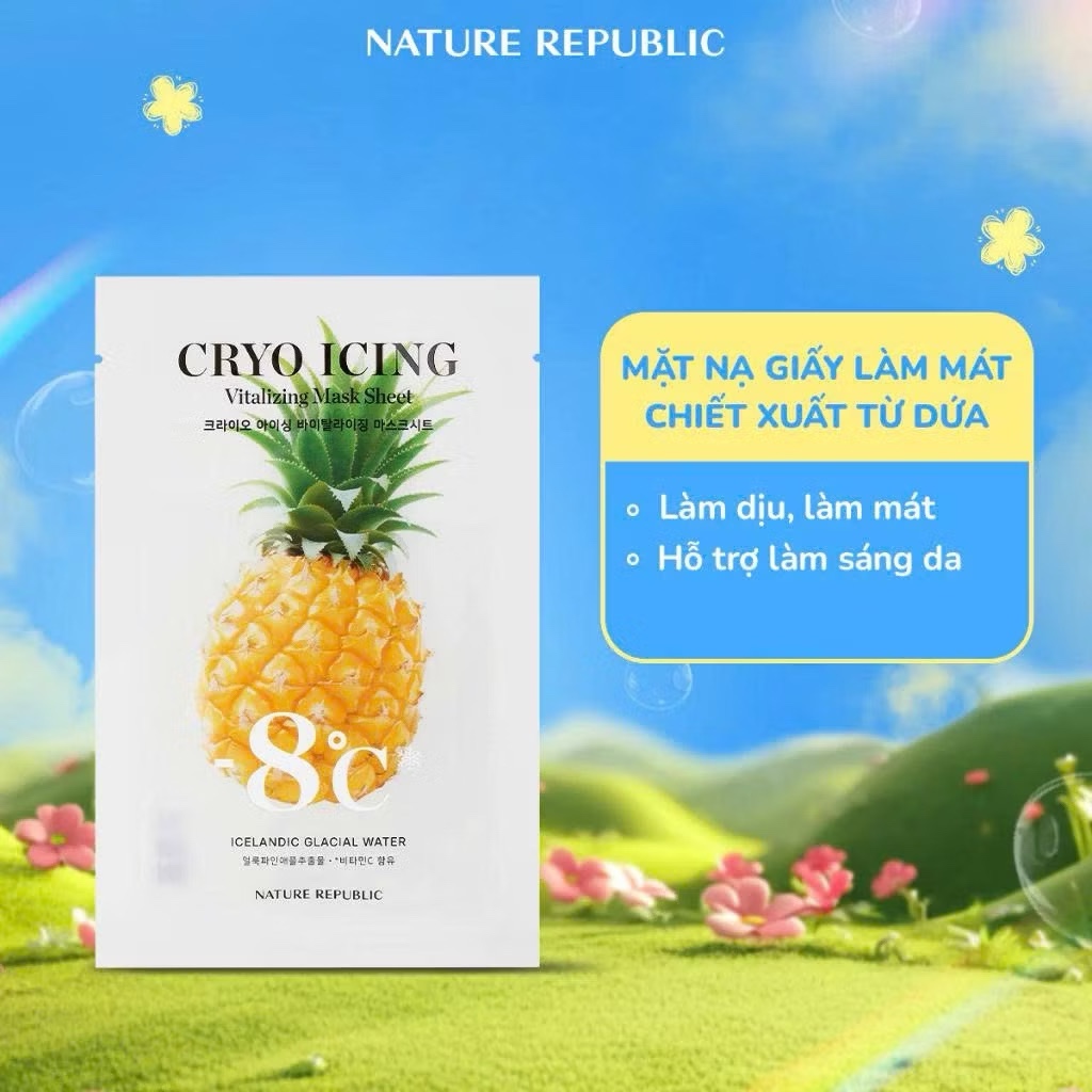 Mặt Nạ Dưỡng Ẩm Sáng Da Mềm Mịn Nature Republic Real Nature Mask Sheet 23ml | BigBuy360 - bigbuy360.vn