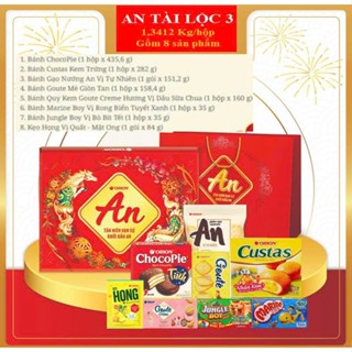 [TẾT 2026] BỘ QUÀ TẾT ORION AN TÀI LỘC 1, AN TÀI LỘC 2, AN TÀI LỘC 3 (Kèm túi đựng)