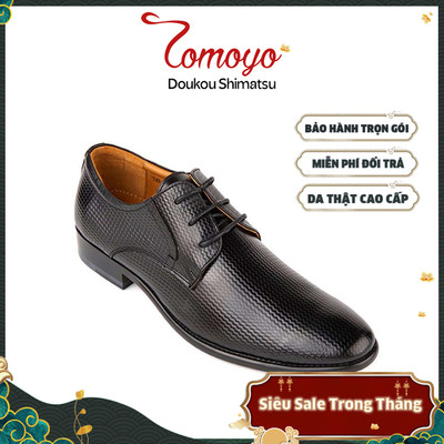 SIÊU SALE 8.8-Giày Tây Nam Công Sở Vân Sóng Tomoyo TMN10701