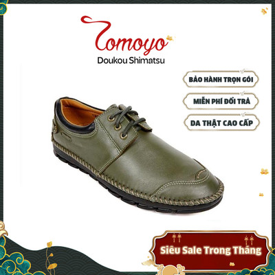 SIÊU SALE 8.8-Giày Da Nam Đế May Siêu Êm Tomoyo TMN21008