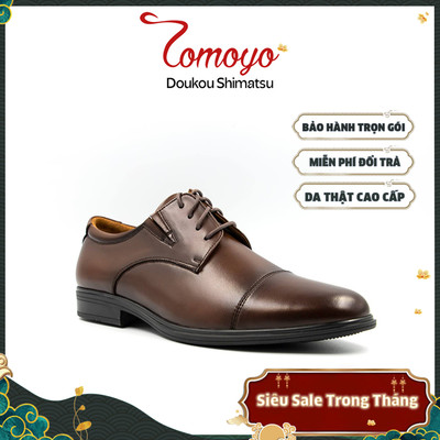 SIÊU SALE 8.8-Giày Tây Nam Công Sở Oxford Tomoyo Da Bò Nhập Khẩu Cao Cấp TMN22502