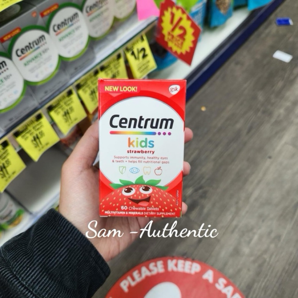 Centrum kids vitamin tổng hợp 60 viên
