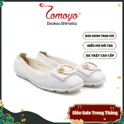 SIÊU SALE 8.8-Giày Búp Bê Phối Khoá Da Micro Siêu Nhẹ Tomoyo TMW32107