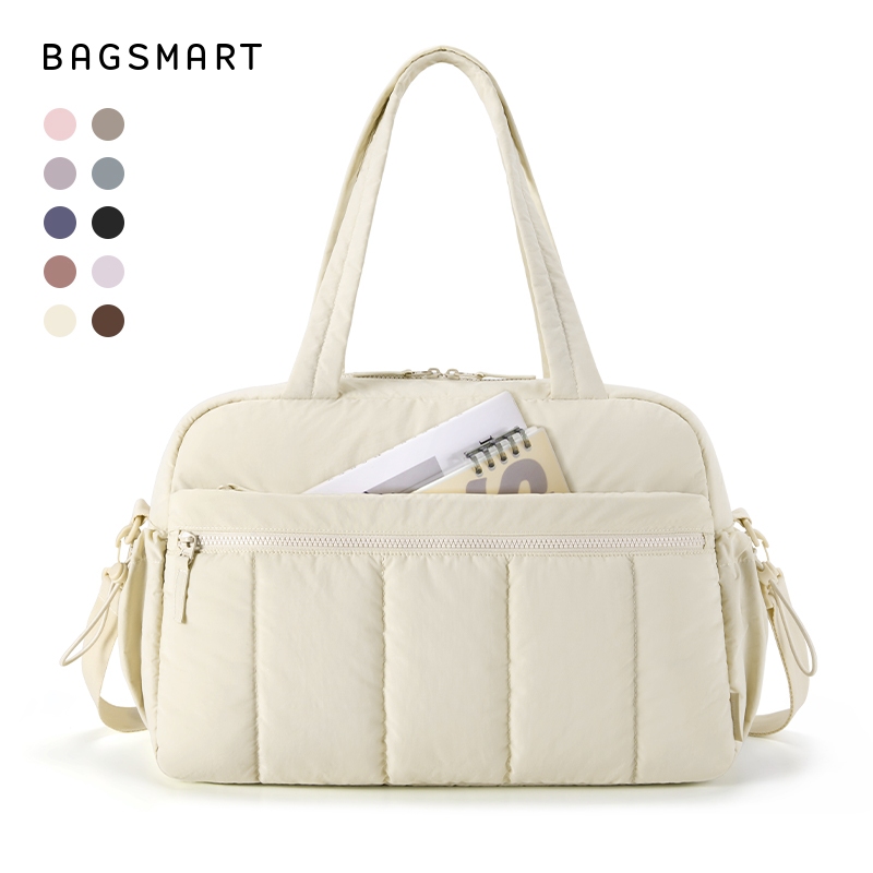 [Giao hàng nhanh] BAGSMART Túi du lịch phồng túi tập gym chống nước túi xách tay nhẹ cho chuyến đi cuối tuần với ngăn đự