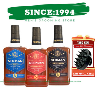  Sữa tắm 3in1 NERMAN LION BARTENDER COLLECTION dành cho nam đủ mùi hương thơm sang trọng - 330g 