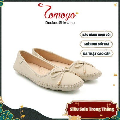 SIÊU SALE 8.8-Giày Búp Bê Nữ Đính Nơ Tomoyo TMW32209