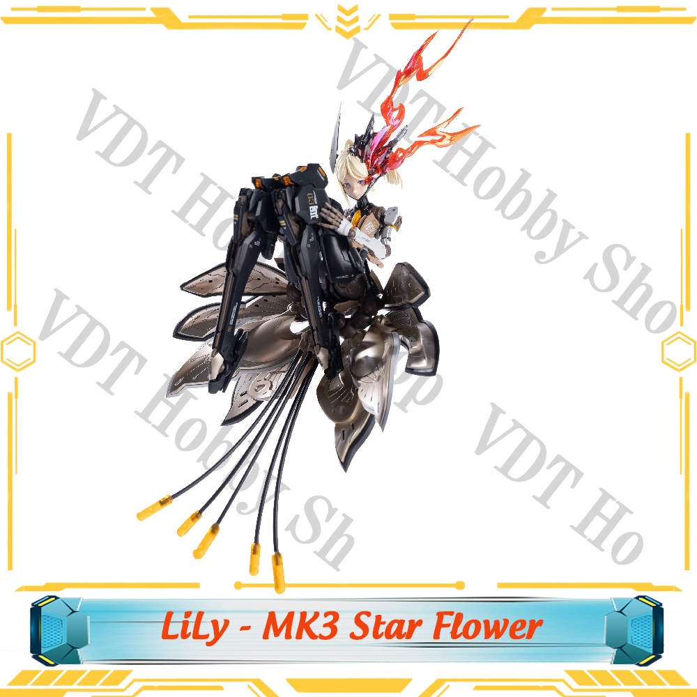 Mô hình lắp ráp 1/10 RS-03 LiLy - MK3 Star Flower ( tặng kèm base và decal nước )