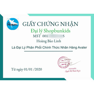 [ Avaler chính hãng ] Bộ dài tay sơ sinh Avaler cạp cao cài chéo sợi tre mỏng