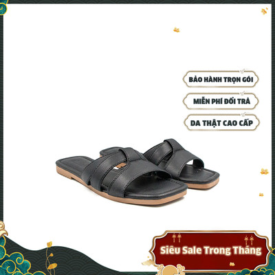 SIÊU SALE 8.8-Dép Nữ Quai Ngang Da Micro Tomoyo TMW32001