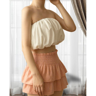 Áo ống croptop bí phồng