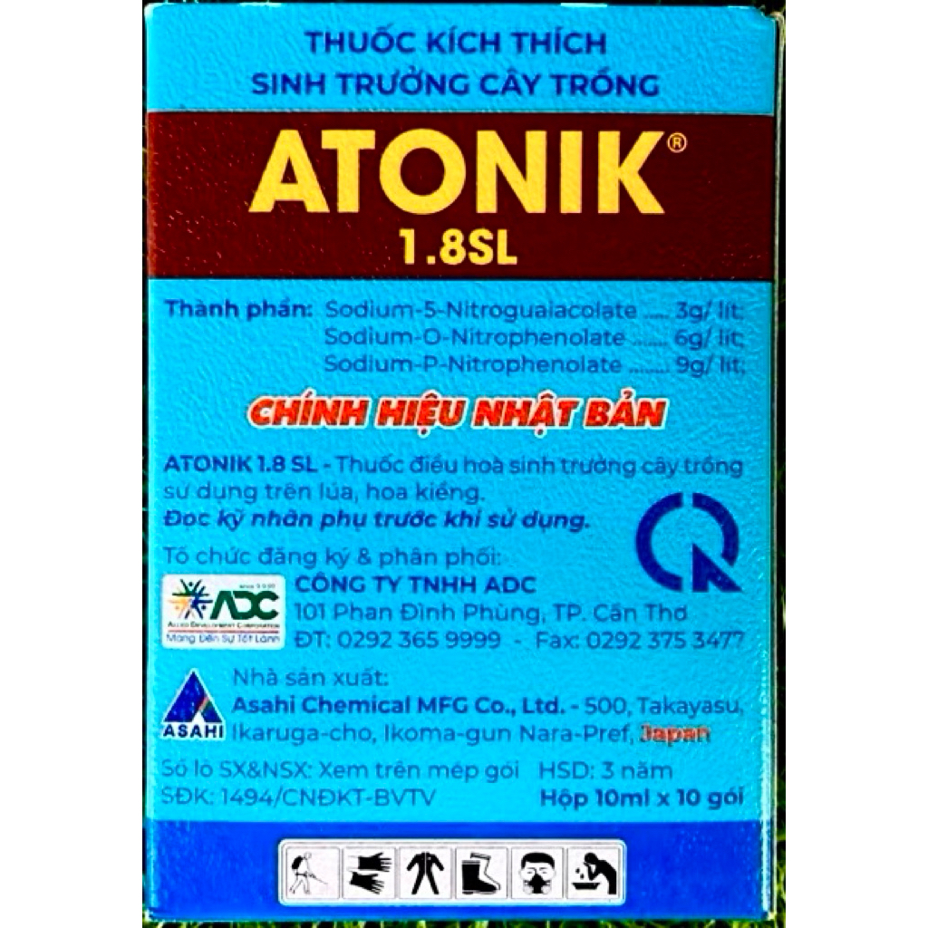Kích thích sinh trưởng ANTONIK hộp 10 gói (hoa mai, hoa lan, hoa giấy, hoa sứ)